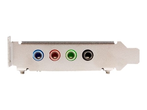 StarTech.com 4 Channel Low Profile PCI Sound Adapter Card AC97 3D Audio Effects - sound card