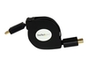 StarTech.com 4 ft Retractable High Speed HDMI to HDMI Cable w/ Ethernet - HDMI with Ethernet cable - 1.2 m
