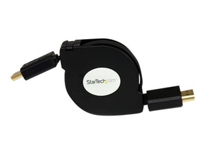 StarTech.com 4 ft Retractable High Speed HDMI to HDMI Cable w/ Ethernet - HDMI with Ethernet cable - 1.2 m