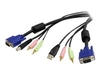 StarTech.com 4-in-1 USB,  VGA,  Audio,  and Microphone KVM Switch Cable - keyboard / mouse / video / audio cable - 1.8 m