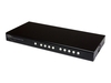 StarTech.com 4 Port DVI USB KVM Switch with Dual DVI Console and Quad View 4-in-1 Display - KVM Switch with Quad Screen Splitter (SV431DVIUAQV) - KVM / audio / USB switch - 4 ports - rack-mountable
