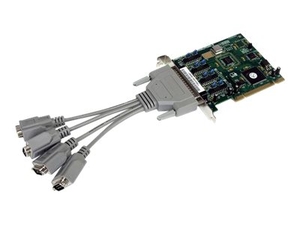 StarTech.com 4 Port PCI RS232 Serial Adapter Card High Speed 16950 cable included - serial adapter