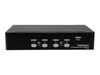 StarTech.com 4 Port Professional USB PS/2 KVM Switch - KVM switch - 4 ports - desktop