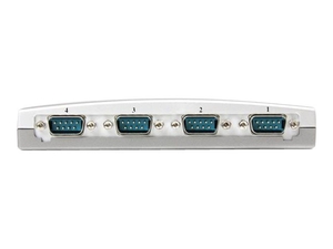 StarTech.com 4 Port USB to RS232 Serial DB9 Adapter Hub - serial adapter