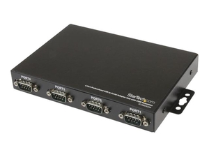 StarTech.com 4 Port USB to Serial Adapter Hub with COM Retention - serial adapter