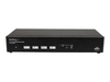 StarTech.com 4 Port USB VGA KVM Switch with DDM Fast Switching and Cables - KVM / USB switch - 4 ports