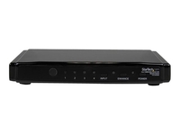 StarTech.com 4-to-1 HDMI Video Switch with Remote Control - Video/audio switch - 4 x HDMI - desktop - VS410HDMIE - video/audio switch - 4 ports