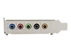 StarTech.com 5 Channel Low Profile PCI Sound Adapter Card - 24 Bits - sound card