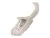 StarTech.com 50 ft Gray Cat6 / Cat 6 Snagless Patch Cable 50ft - patch cable - 15.2 m - grey