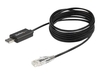 StarTech.com 6 ft (1.8 m) Cisco USB Console Cable - USB to RJ45 Rollover Cable - 460Kbps - Windows,  Mac and Linux Compatible - M/M (ICUSBROLLOVR) - serial cable - 1.8 m - black
