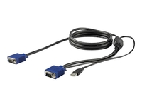 StarTech.com 6 ft. (1.8 m) USB KVM Cable for StarTech.com Rackmount Consoles - VGA and USB KVM Console Cable (RKCONSUV6) - video / USB cable - 1.8 m
