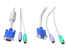 StarTech.com 6 ft 3-in-1 PS/2 KVM Extension Cable - keyboard / video / mouse (KVM) extension cable - 1.8 m