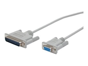 StarTech.com 6 ft DB25 to DB9 Serial Modem Cable - M/F - serial cable - 1.8 m