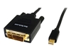 StarTech.com 6 ft Mini DisplayPort to DVI Cable - M/M - MDP to DVI Cable - MiniDP to DVI - Mini DP to DVI Converter (MDP2DVIMM6) - DisplayPort cable - 1.8 m