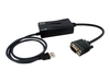 StarTech.com 6 ft USB VGA Adapter Cable - External Multi Monitor Video external video adapter - DisplayLink DL-165 - 16 MB - black
