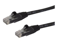 StarTech.com 6ft CAT6 Ethernet Cable,  10 Gigabit Snagless RJ45 650MHz 100W PoE Patch Cord,  CAT 6 10GbE UTP Network Cable w/Strain Relief,  Black,  Fluke Tested/Wiring is UL Certified/TIA - Category 6 - 24AWG (N6PATCH6BK) - patch cable - 1.8 m - black