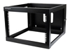 StarTech.com 6U 22in Depth Hinged Open Frame Wall Mount Server Rack rack - 6U