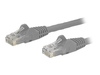 StarTech.com 7 ft Gray Cat6 / Cat 6 Snagless Patch Cable 7ft - patch cable - 2.1 m - grey