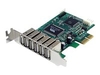 StarTech.com 7 Port PCI Express Low Profile High Speed USB 2.0 Adapter Card - USB adapter - 7 ports