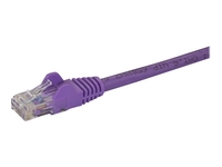 StarTech.com 7m CAT6 Ethernet Cable,  10 Gigabit Snagless RJ45 650MHz 100W PoE Patch Cord,  CAT 6 10GbE UTP Network Cable w/Strain Relief,  Purple,  Fluke Tested/Wiring is UL Certified/TIA - Category 6 - 24AWG (N6PATC7MPL) - patch cable - 7 m - purple
