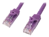 StarTech.com 7m Purple Cat5e / Cat 5 Snagless Ethernet Patch Cable 7 m - patch cable - 7 m - purple