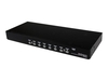 StarTech.com 8 Port 1U RackMount USB PS/2 KVM Switch with OSD - KVM switch - 8 ports