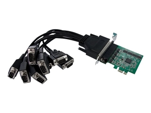 StarTech.com 8 Port Native PCI Express RS232 Serial Adapter Card with 16950 UART - serial adapter