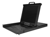 StarTech.com 8 Port Rackmount KVM Console with 6ft Cables,  Integrated KVM Switch with 17" LCD Monitor,  Fully Featured 1U LCD KVM Drawer- OSD KVM,  Durable 50, 000 MTBF,  USB + VGA Support - 17in. LCD KVM Drawer (RKCONS1708K) - KVM console - 17"