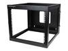 StarTech.com 8U 22in Depth Hinged Open Frame Wall Mount Server Rack rack - 8U