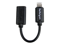 StarTech.com Black Micro USB to Lightning Adapter for iPhone iPod iPad - Lightning adapter - Lightning / USB - 10.15 cm