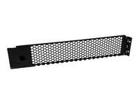 StarTech.com Blanking Panel - 2U - Vented - Hinged Rack Panel - 19in - TAA Compliant - Tool-less Installation - Filler Panel (RKPNLHV2U) blank panel - 2U