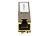 StarTech.com Brocade BRSFP-1GECOPR Compatible SFP Module - 1000BASE-T - 1GE Gigabit Ethernet SFP to RJ45 Cat6/Cat5e Transceiver - 100m - SFP (mini-GBIC) transceiver module - GigE