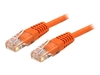 StarTech.com Cat 6 Molded RJ45 UTP Gigabit Patch Cable - patch cable - 15 m - orange