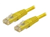 StarTech.com Cat 6 Molded RJ45 UTP Gigabit Patch Cable - patch cable - 15 m - yellow