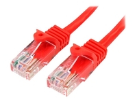 StarTech.com CAT5e Cable - 7 m Red Ethernet Cable - Snagless - CAT5e Patch Cord - CAT5e UTP Cable - RJ45 Network Cable - patch cable - 7 m - red
