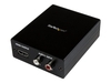 StarTech.com Component (YPbPr) / VGA To HDMI Converter With Audio - PC to HDMI - resolutions up to 1080p (HDTV) and 1920 x 1200 (PC) (VGA2HD2) - video converter - black