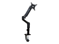 StarTech.com Desk Mount Monitor Arm - Full Motion Articulating - Monitors 12" to 34" Adjustable VESA Single Monitor Arm - Desk & Grommet Clamp - Black (ARMPIVOTE) - mounting kit