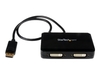 StarTech.com DisplayPort to Dual HDMI Multi Monitor Adapter - video adapter - DisplayPort / HDMI - 10.5 cm