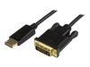 StarTech.com DisplayPort to DVI Converter Cable - DP to DVI Adapter - 3ft - 1920x1200 (DP2DVI2MM3) - display cable - 91.4 cm