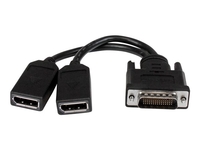 StarTech.com DMS-59 to DisplayPort - 8in - DMS 59 to 2x DP - Y Cable - DMS-59 Adapter - DisplayPort Splitter Cable - LFH Cable (DMSDPDP1) - display splitter - 20.3 cm
