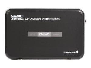 StarTech.com Dual 3.5in USB External Hard Drive Enclosure with RAID for SATA HDD - hard drive array