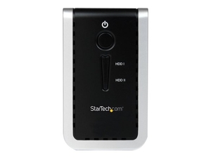 StarTech.com Dual Bay 3.5" SATA Hard Drive Enclosure 2 Bay USB 3.0 RAID HDD - hard drive array