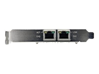 StarTech.com Dual Port Gigabit PCI Express Network Adapter Card - PCIe NIC - network adapter