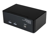 StarTech.com DVI KVM Switch with Audio & USB 2.0 Hub - 2-Port USB KVM Switch - 1920 x 1200 - Dual Monitor KVM Switch (SV231DD2DUA) - KVM / audio / USB switch - 2 ports