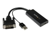 StarTech.com DVI to HDMI Video Adapter with USB Power and Audio - DVI-D to HDMI Converter - 1080p (DVI2HD) - video / audio adaptor - HDMI / DVI