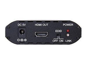 StarTech.com Ethernet or USB to HDMI Converter external video adapter - black