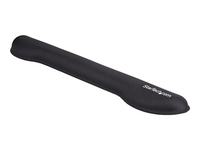 StarTech.com Foam Keyboard Wrist Rest for Ergonomic Typing Support,  Padded Non-Slip Keyboard Cushion,  Laptop or Desktop Computer Keyboard Wrist,  Hand & Arm Rest,  Soft Black Nylon Rest Pad - Soft Black Wrist Rest (WRSTRST) - keyboard wrist rest