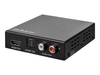 StarTech.com HDMI Audio Extractor - 4K 60Hz - HDMI Audio De-embedder - HDR - Toslink Optical Audio - Dual RCA Audio - HDMI Audio (HD202A) - HDMI audio signal extractor