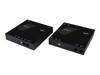 StarTech.com HDMI Over IP Extender - 1080p - HDMI Video and USB Over IP Distribution Kit with Video Wall Support - HDMI and USB Over LAN (ST12MHDLANU) - video/audio/USB extender
