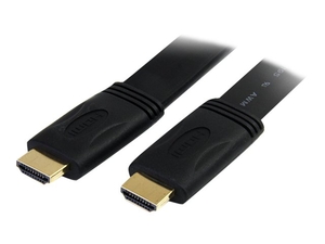 StarTech.com High Speed Flat HDMI Cable with Ethernet - HDMI with Ethernet cable - 91 cm
